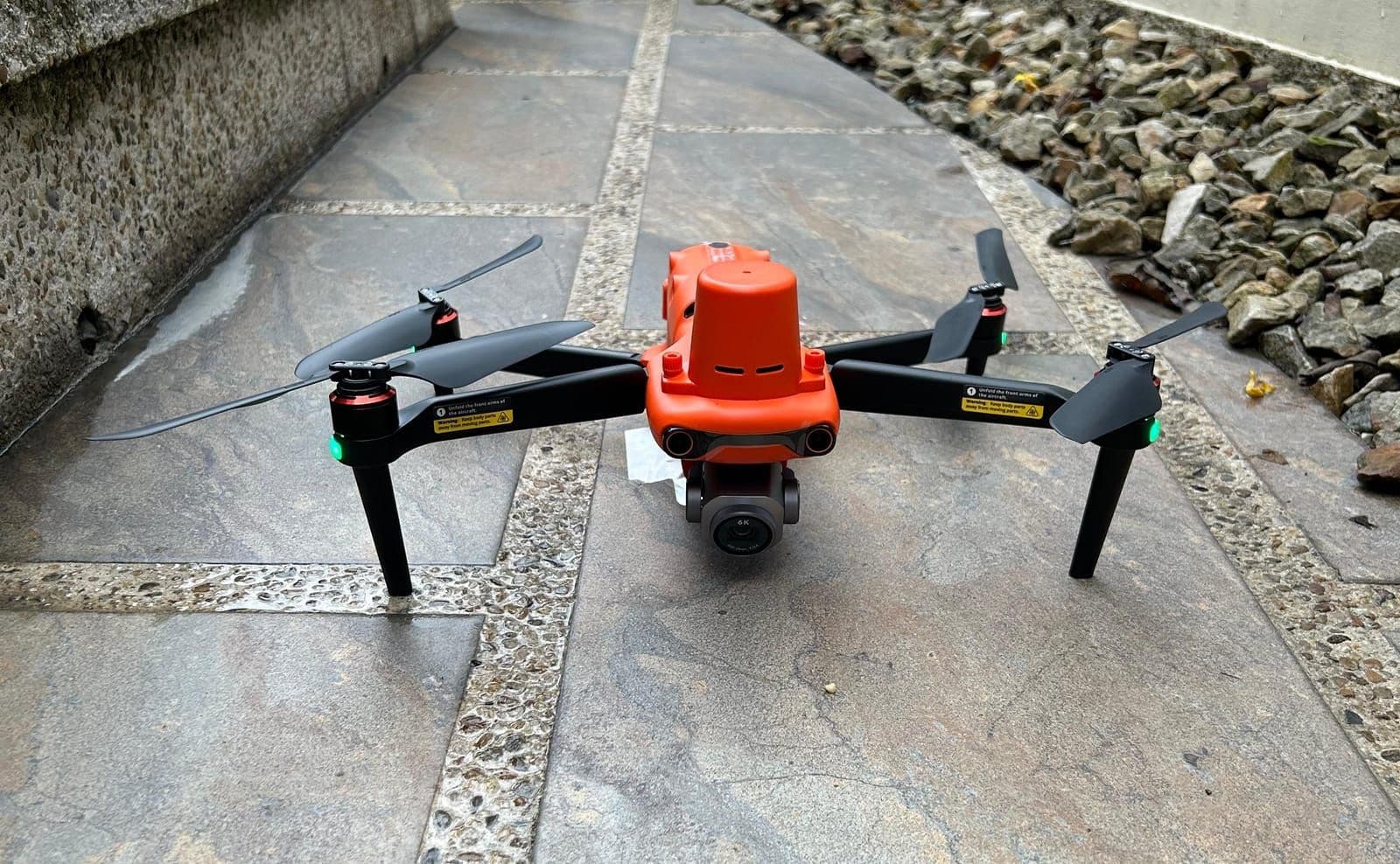 Dron de fotogrametría listo para el vuelo